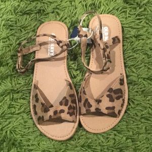 Old Navy Leopard Girls Sandals - Sz. 13